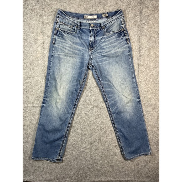 BKE Other - BKE Seth Mens Straight Leg Jeans Blue Denim Wash Size 34R